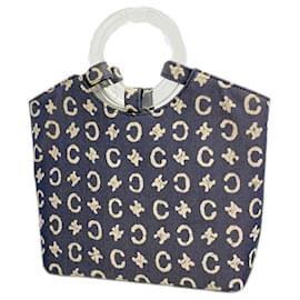 Céline Borsa Celine C Macadam Denim Navy da donna