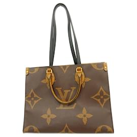 Borsa Tote Louis Vuitton Monogram Giant Reverse OnTheGo MM