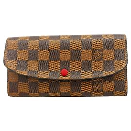 Louis Vuitton Damier Portefeuille Emilie Long Wallet