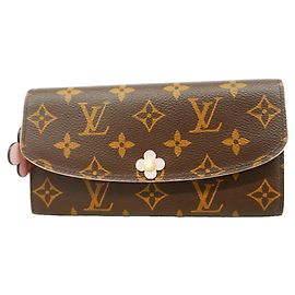 Louis Vuitton Monogram Portefeuille Emilie Long Wallet