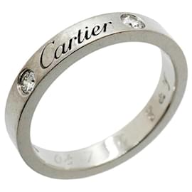 Cartier C de Ring aus Platin mit Diamant