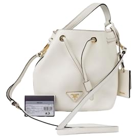 Triangle Logo Bucket Tote Schultertasche - Prada