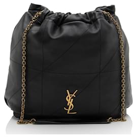 Borsa a spalla grande Saint Laurent Jamie 4.3 Pochon in pelle di agnello
