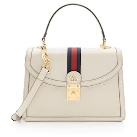 Gucci Leather Ophidia Small Top Handle