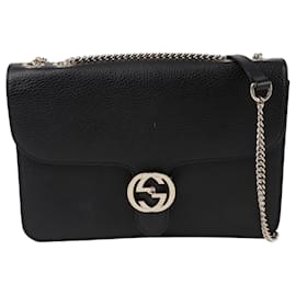 Gucci Borsa a tracolla media Interlocking