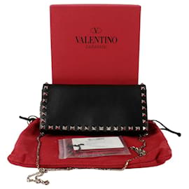 Bolsa de Ombro Rockstud Woc Chain Clutch - Valentino Garavani