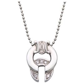 Celine Platin-Diamant-Halskette - Céline