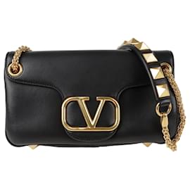 Sac à bandoulière et épaule à chaîne cloutée Logo - Valentino Garavani
