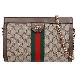 Gucci Borsa a tracolla Ophidia Gg Small Marrone