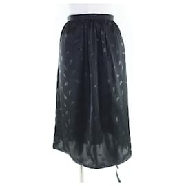 Autre Marque Falda con cintas y estampado de plumas noir kei ninomiya COMME des GARCONS