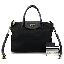 Borsa Tote e a tracolla Pocono nera - Prada