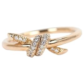 Tiffany & Co Note Ring aus Gelbgold und Diamanten