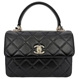 Borsa Chanel Trendy CC Small in pelle nera
