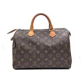 Louis Vuitton Monogram Speedy 30 Braun