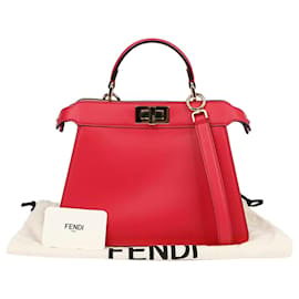Peekaboo Iseeu Kleine Schultertasche Rosa - Fendi