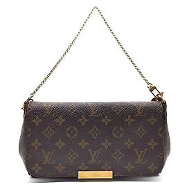 Louis Vuitton Monogram Favorite MM Borsa marrone
