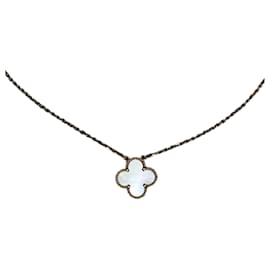 Vintage Alhambra Necklace Yellow Gold Mother of Pearl - Van Cleef & Arpels