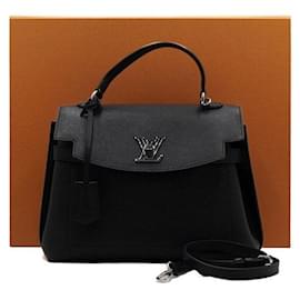 Louis Vuitton Borsa Tote e Borsa a Tracolla Lockme Ever MM in Noir Black