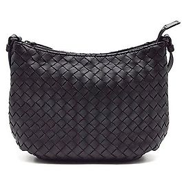 Borsa a tracolla Bottega Veneta in mesh nera