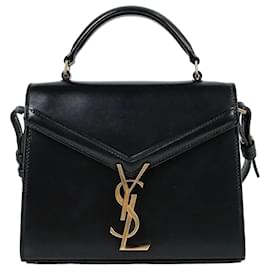 Cassandra Schultertasche mit Henkel Schwarz - Saint Laurent