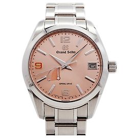 Orologio da uomo Seiko Grand Motoyasu SBGA371 Quadrante Rosa