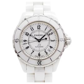 Relógio Masculino Chanel J12 H0970 Mostrador Branco
