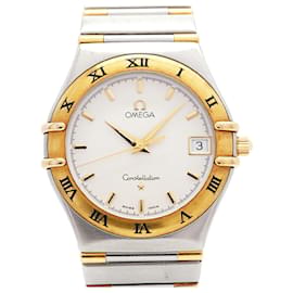 Omega Constellation Half Bar 1312.3 Uhr mit silbernem Zifferblatt