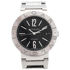 Bulgari Orologio da uomo Bvlgari BB38SSAUTO quadrante nero