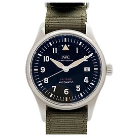 Orologio da uomo IWC Schaffhausen Spitfire IW326801 Quadrante Nero