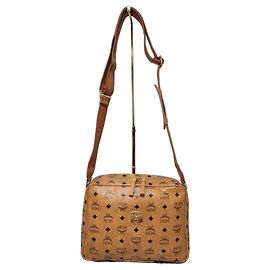 Borsa a tracolla/spalla MCM Visetos Brown