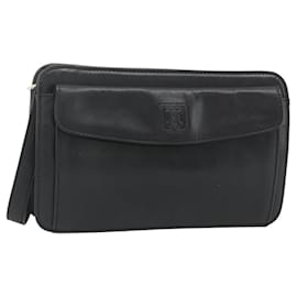 Céline Celine Pochette con zip in pelle Oversized