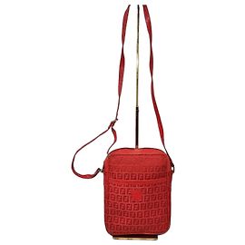 Borsa a tracolla Fendi Zucchino Zucca Rossa