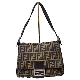 Bolso FENDI Vintage Zucca Mama Baguette Brown