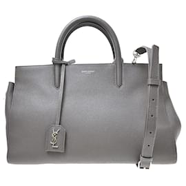 Saint Laurent Rive Gauche Cabas Leather Small