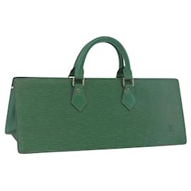 LOUIS VUITTON Borsa Triangle Epi Verde M52094 LV Auth ep15656A