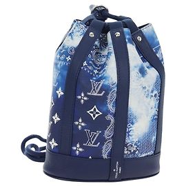 Bolsa LOUIS VUITTON Monogram Bandana Randonnee PM Blue M20562 LV Auth 195579M