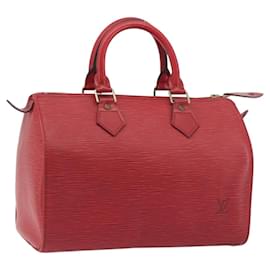 Borsa a mano LOUIS VUITTON Epi Speedy 25 Castilian Red M43017 LV Auth 196381A