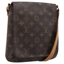 LOUIS VUITTON Monogram Musette Salsa Long Shoulder Bag M51387 LV Auth ka5744