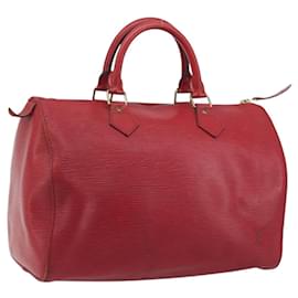 LOUIS VUITTON Epi Speedy 30 Hand Bag Castilian Red M43007 LV Auth 197497A