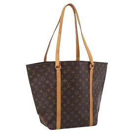 LOUIS VUITTON Monogram Sac Shopping Tote Bag M51108 LV Auth 198529