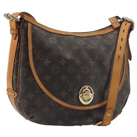LOUIS VUITTON Borsa a tracolla Monogram Tolum GM M40075 LV Auth ka5740