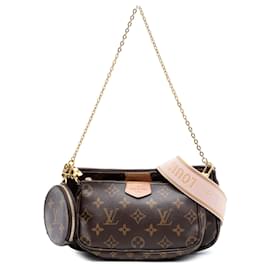 Borsa Louis Vuitton Monogram Multi Pochette Accessoires Marrone