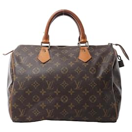 Borsa a mano Louis Vuitton Speedy 30 Monogram Canvas in marrone M41526