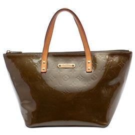 Sac à main Louis Vuitton Monogram Vernis Bellevue PM Marron