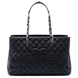 Black Chanel Caviar Grand Shopping Tote XL