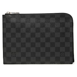 Borsa a pochette Louis Vuitton Damier Graphite Pochette Jour PM Nera