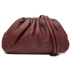 Borsa a tracolla The Extra Mini Pouch in nappa rossa Bottega Veneta