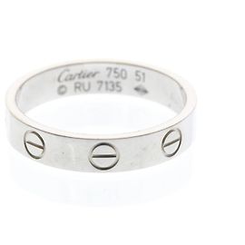 Cartier Love Band Ring 18K Weißgold