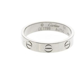 Cartier Love Ring 18K Weißgold