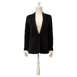 Theory Schwarzer Blazer mit Blumenmuster
